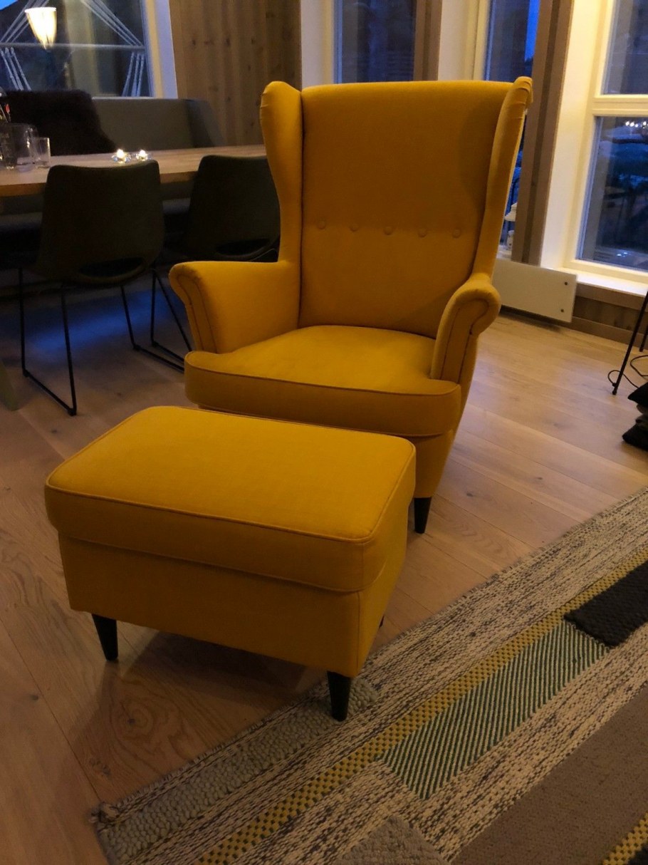 Кресло СТРАНДМОН бирюзовое