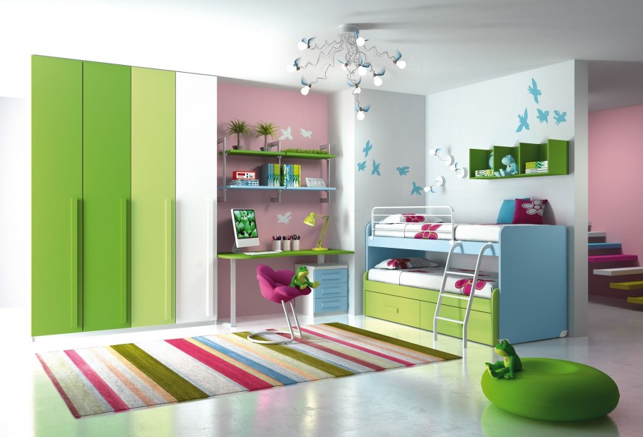 Детская для девочки в пастельных тонах