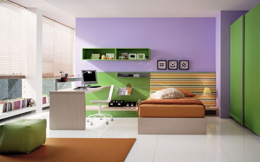 Покраска детской комнаты