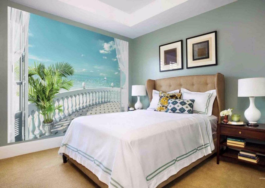 Фотообои в спальню