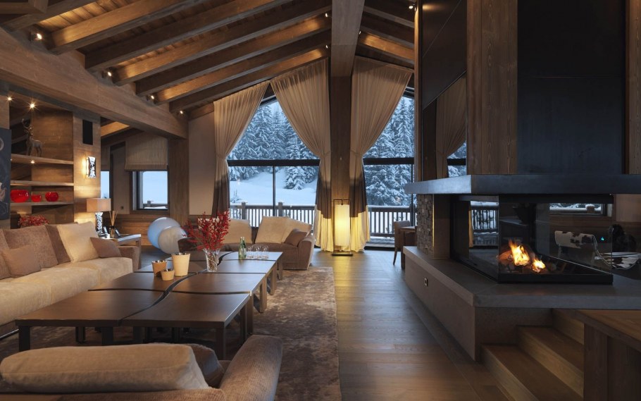 Luxury Chalet Interior Courchevel