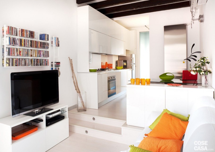 Дизайн кухни-гостиной