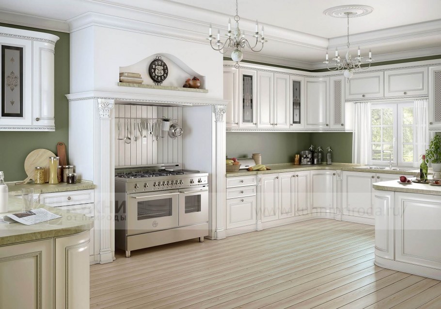 Кухня Мария Неоклассика с патиной