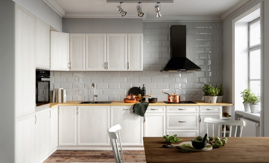 Кухня в Сицилии белая