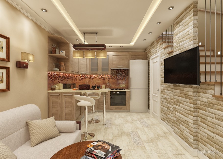 Обделка стандартного танхауса