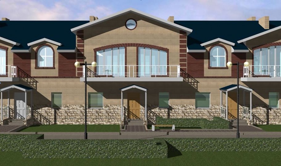 Современный интерьер таунхауса