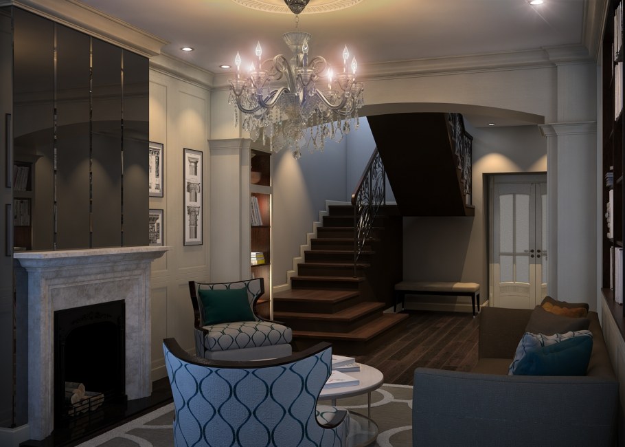 Интерьер таунхауса 100 кв.м