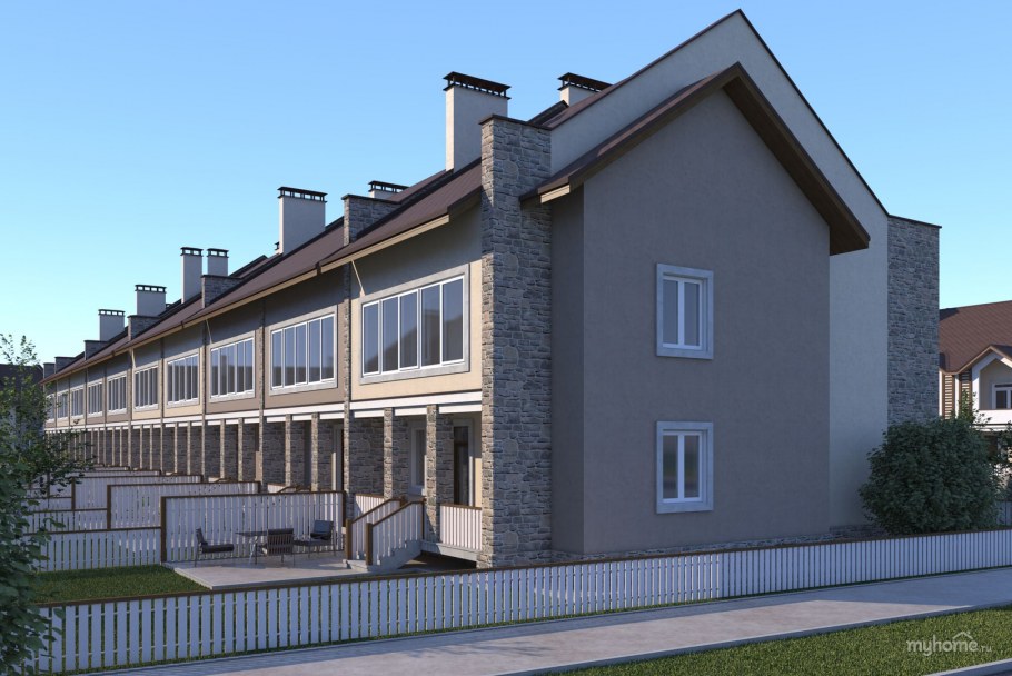 Планировки узких таунхаусов