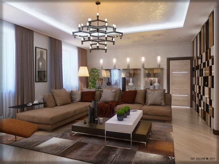 Проект таунхауса с гаражом