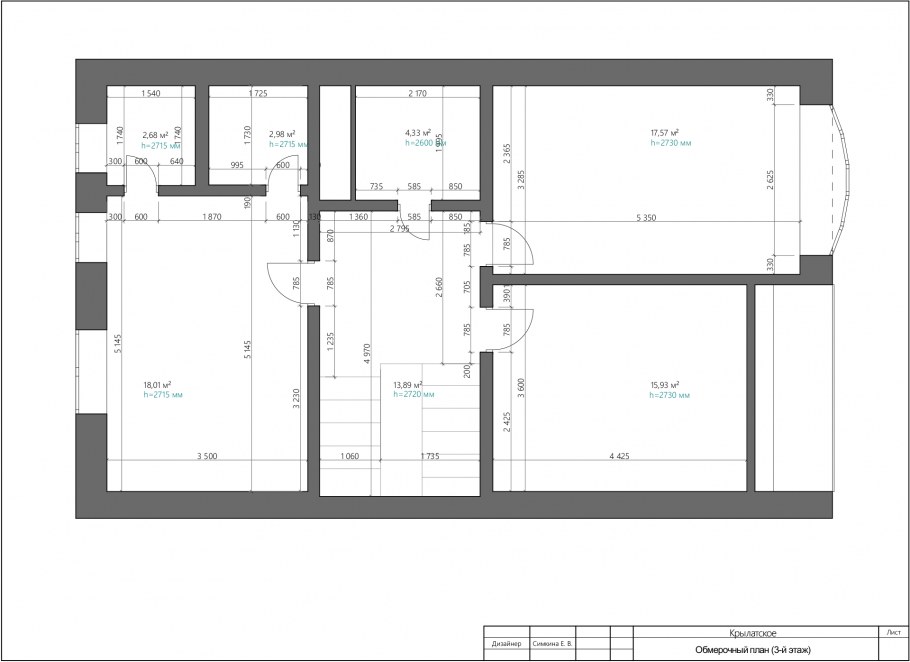 Технический проект таунхауса