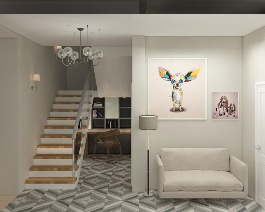 Проект внутри таунхауса 65 кв