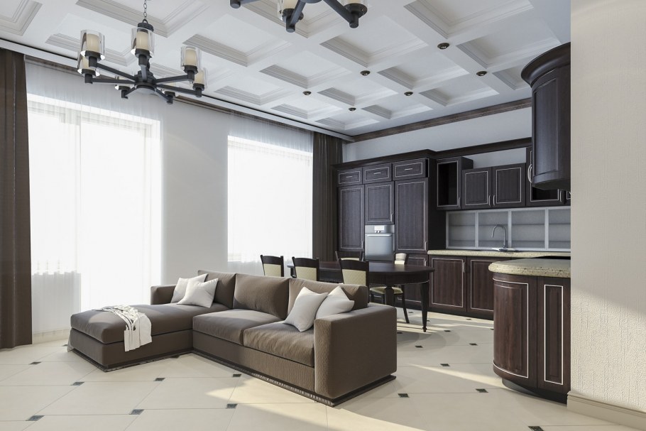 КП Александровский 3d проект интерьер