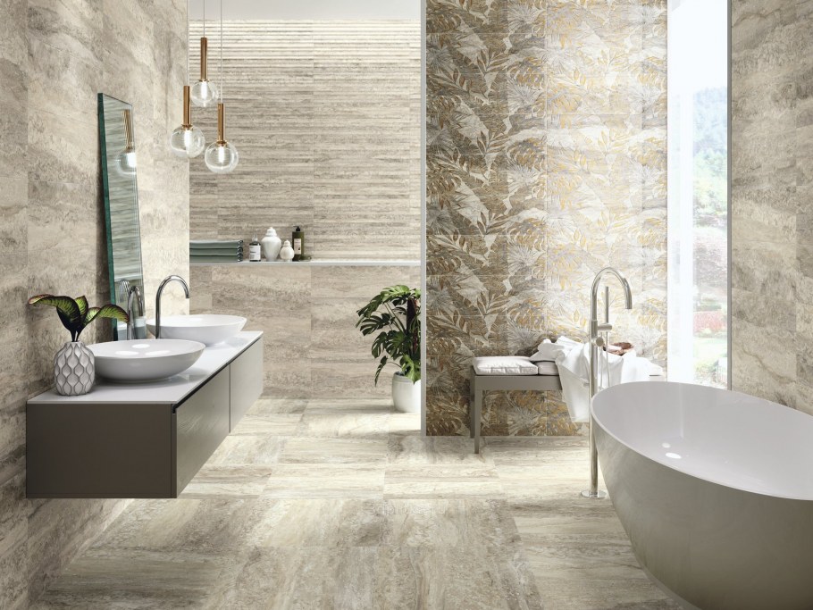 Керамическая плитка керамическая плитка Travertino Matt Brescia 25х75