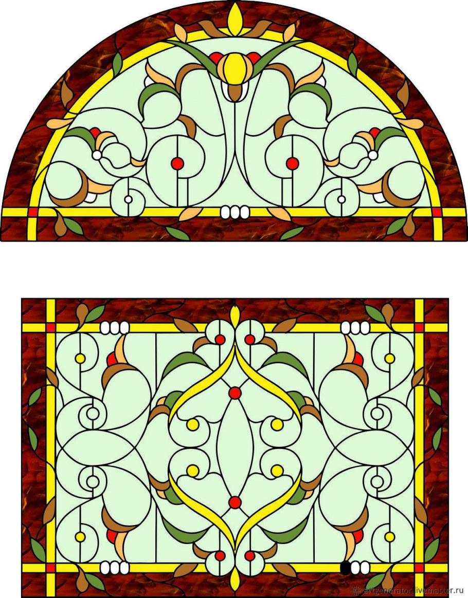 Витражи для кухни