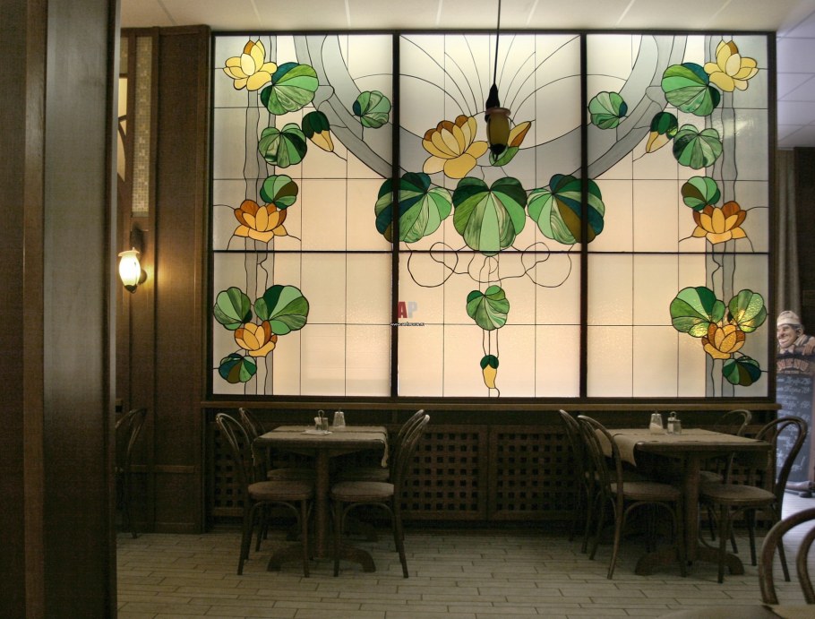 Витраж Тиффани кухонный фасад