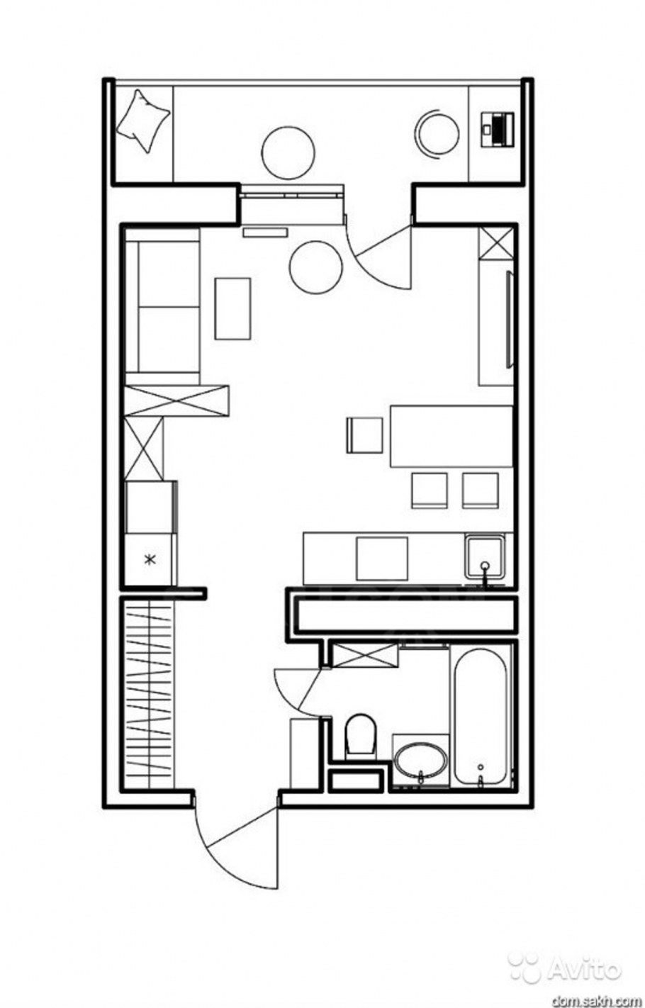 Гостинка 20 кв м планировка