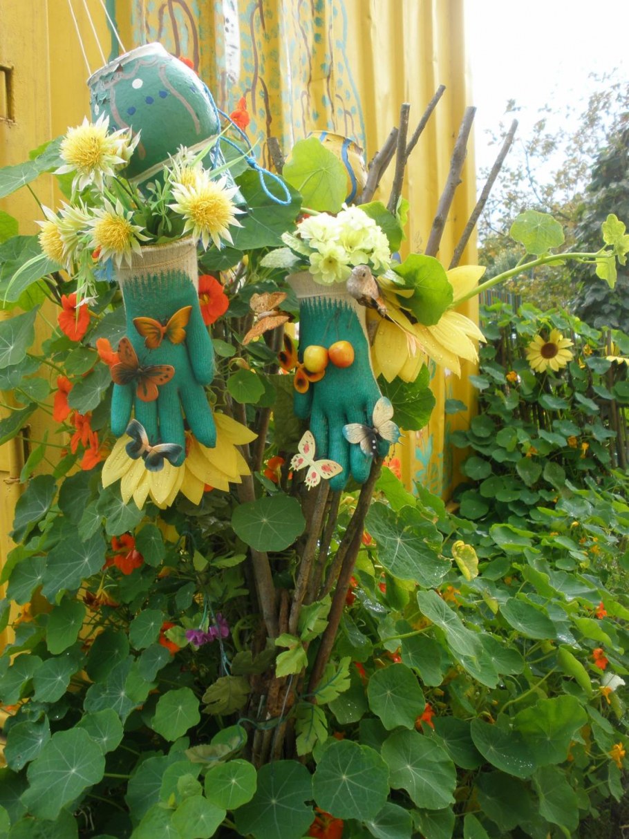 Украшение огорода