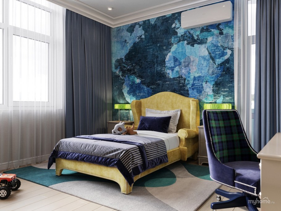 Детская спальня в стиле арт деко