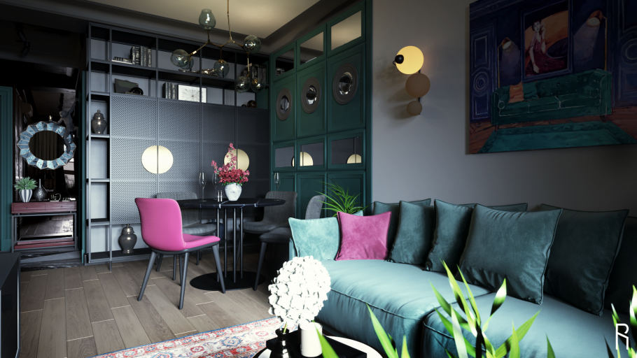 Арт-деко стиль в интерьере