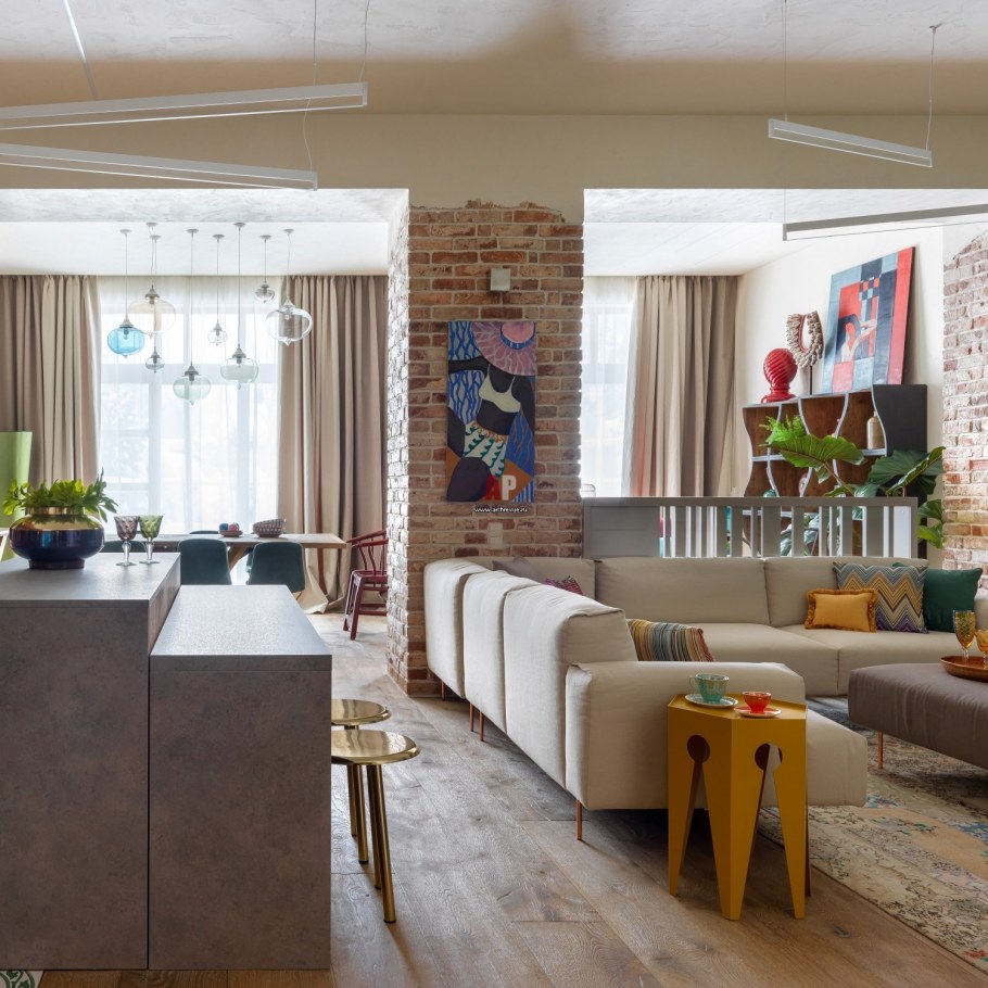 Таунхаус в итальянском стиле интерьер