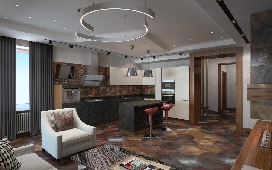 Интерьер тайн хауса 110 кв м