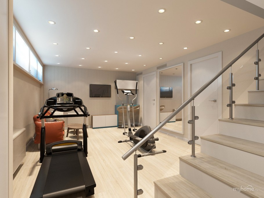 Интерьер двухэтажного таунхауса