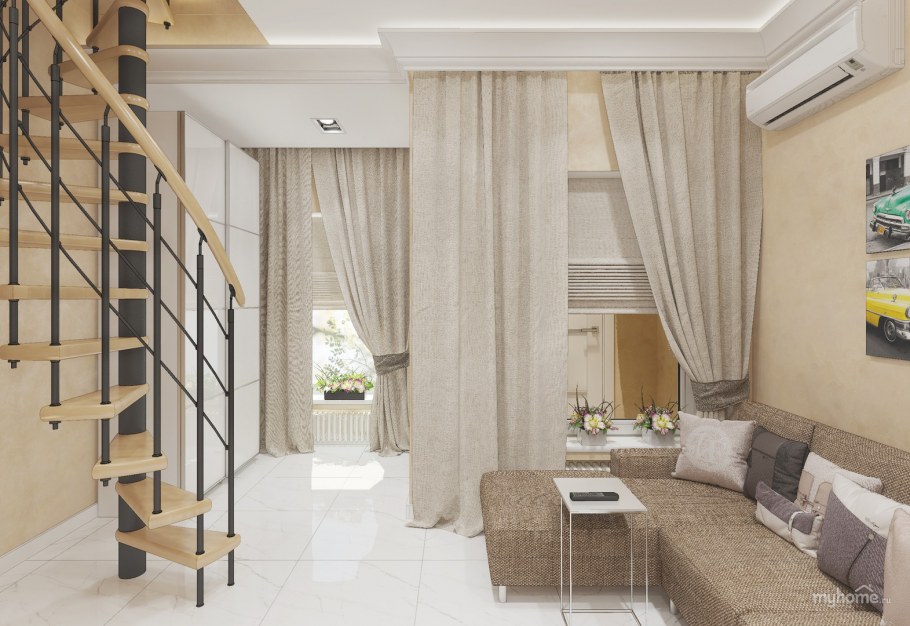 Шторы на первый этаж