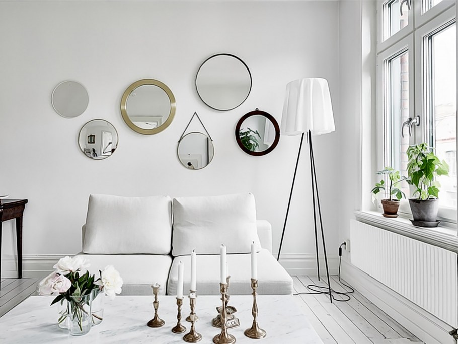 Декор стен в скандинавском интерьере