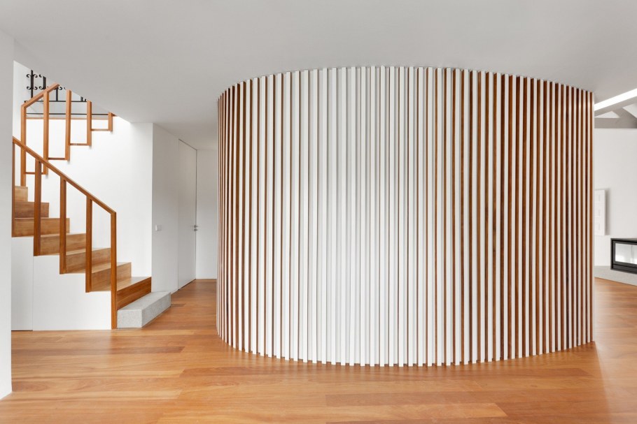 Круглые перегородки в интерьере