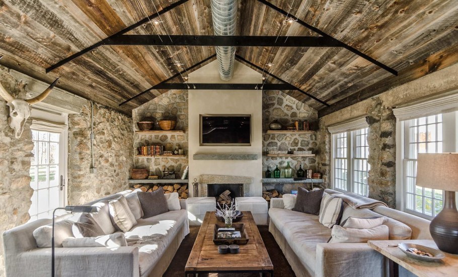 Деревенский стиль интерьера фармхаус
