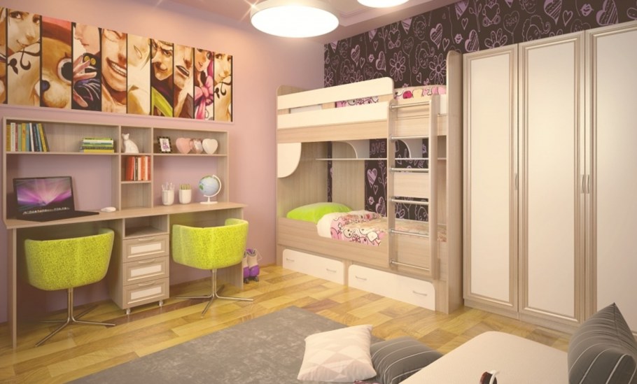 Детская мебель для двоих разнополых детей