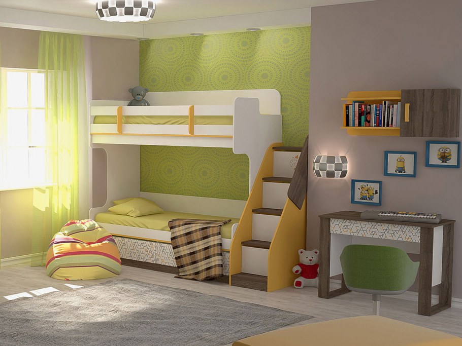 Детская комната для двоих детей