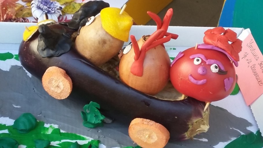 Поделки из овощей с огорода