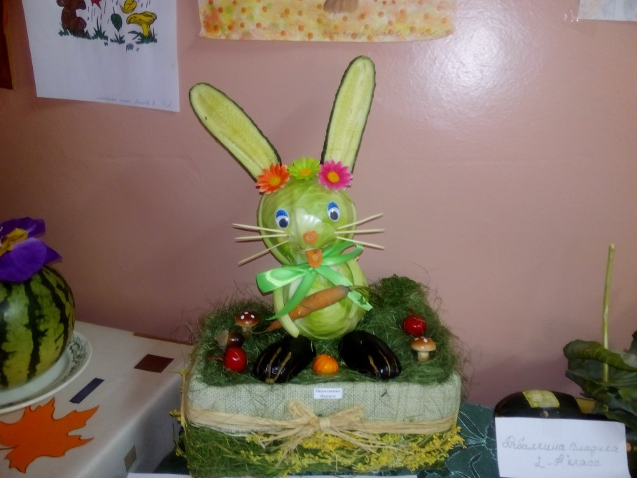 Чудо с огорода поделки из природного материала