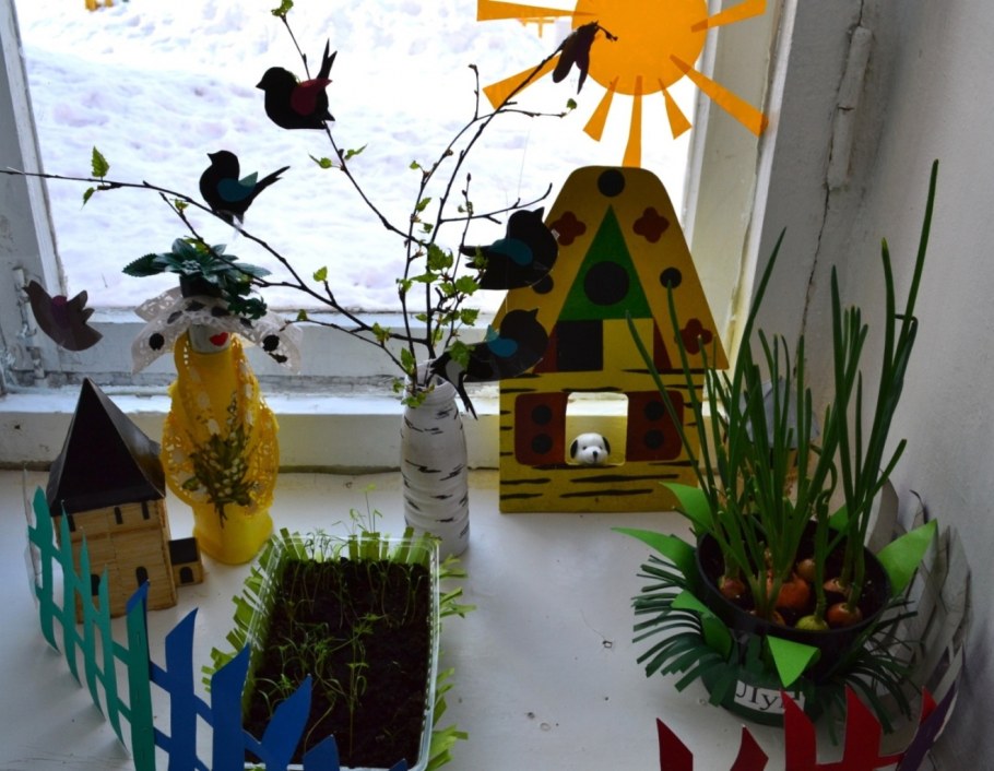 Поделка наш весёлый огород