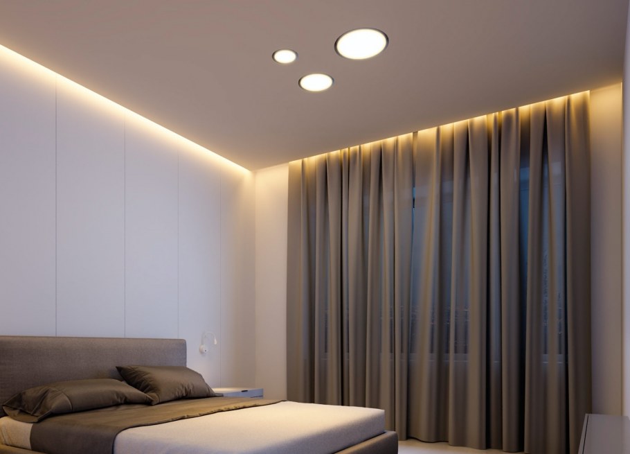 Парящий натяжной потолок