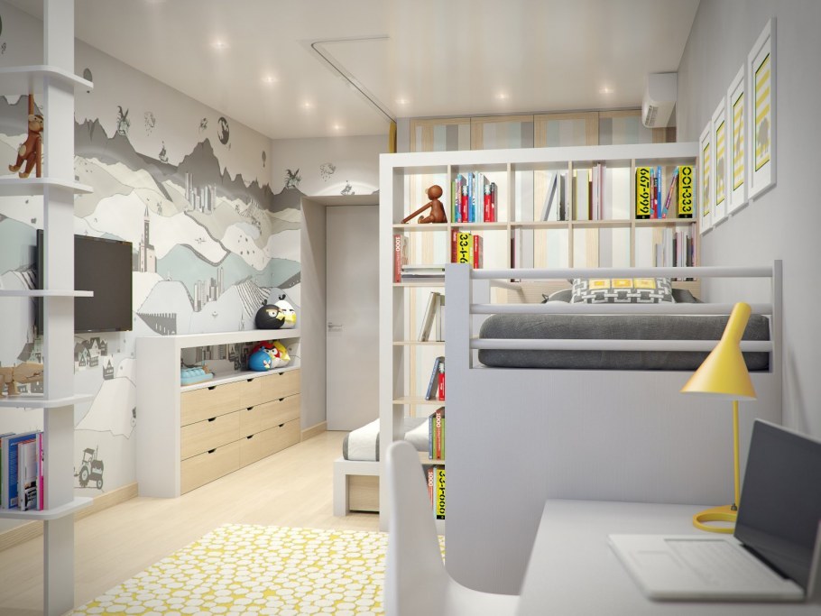 Дизайнерский проект детской комнаты