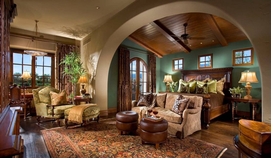 Средиземноморский испанский стиль в интерьере