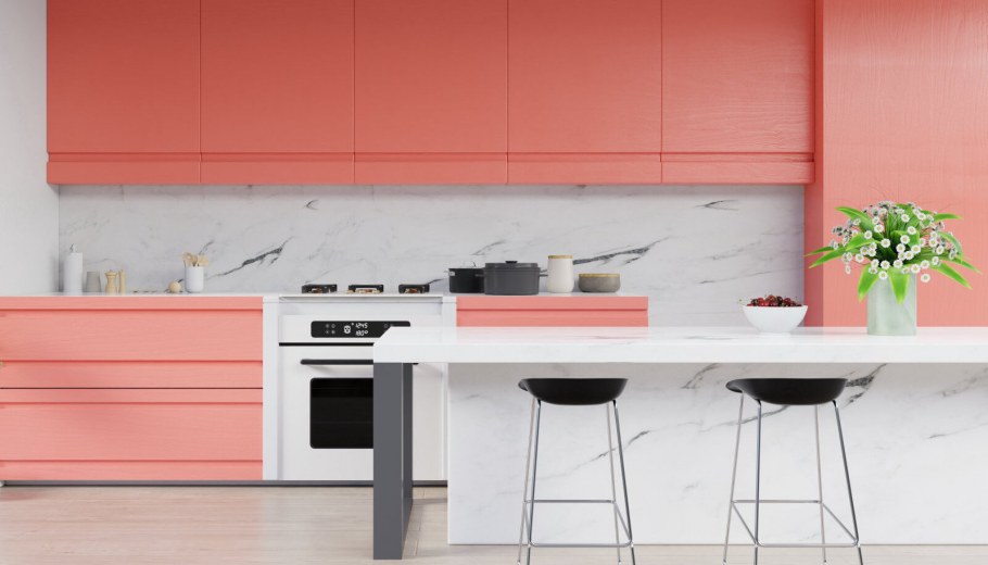 Оранжевая кухня