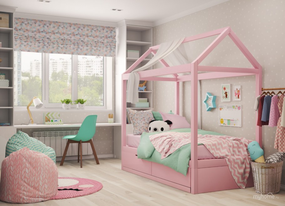 Детская для девочки в доме