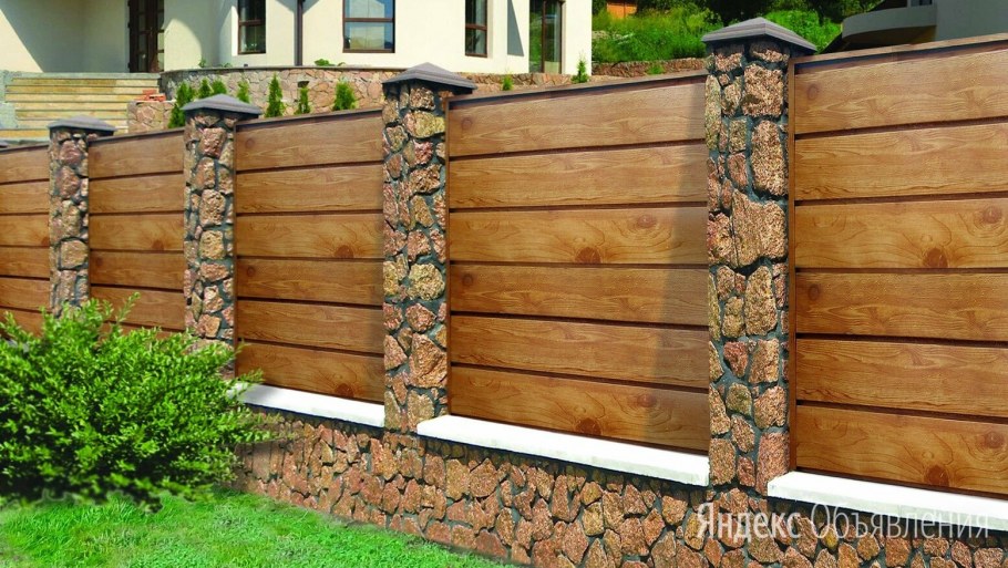 Деревянный забор