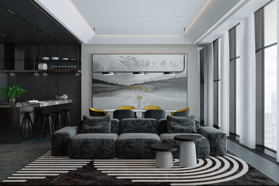 Отделка квартиры в едином стиле