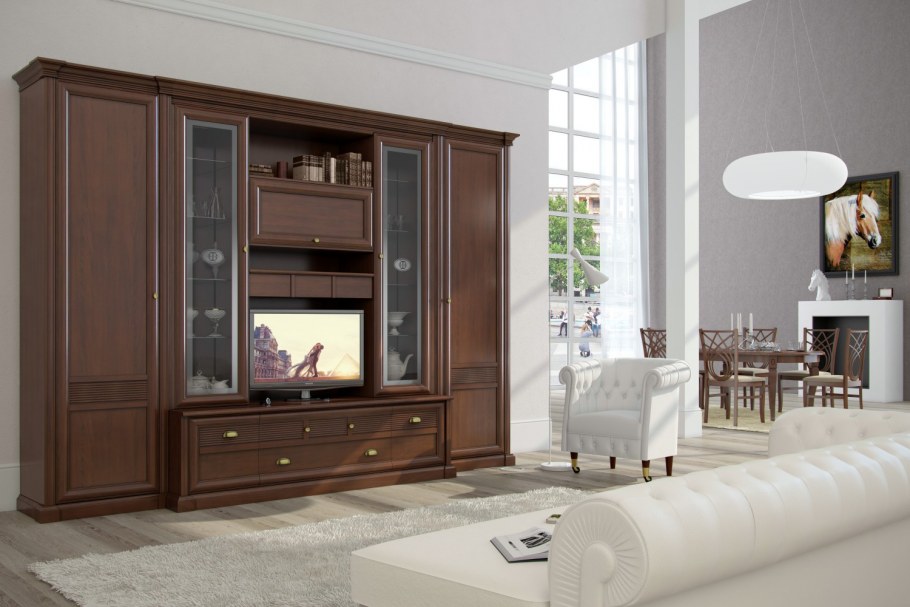 Гостиная Амели выбеленный дуб