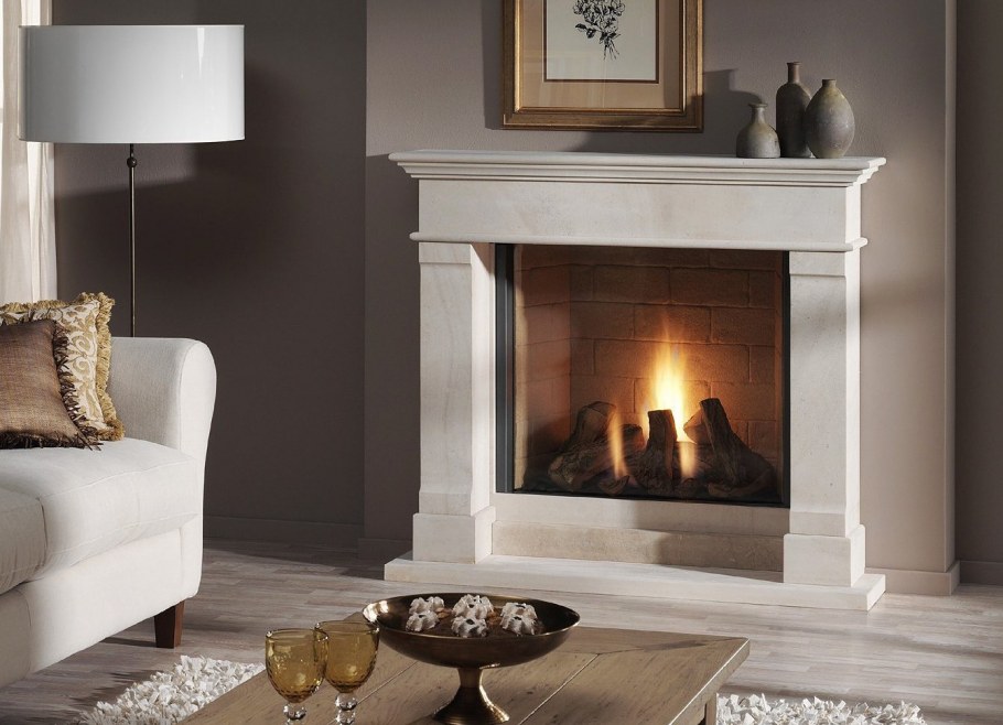 Камин в интерьере