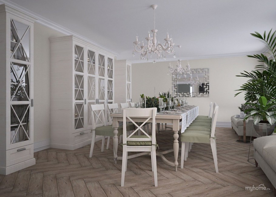 Кухня в стиле Прованс 9м2