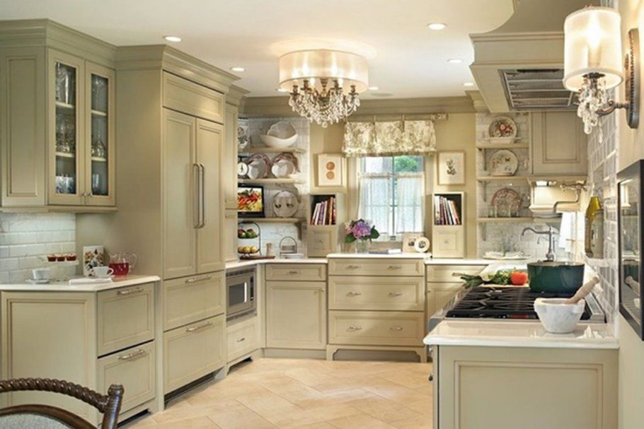 Стиль Прованс в интерьере кухни