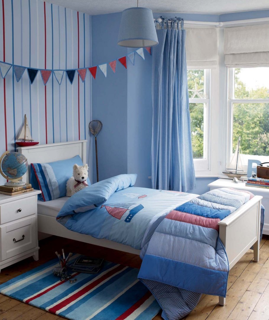 Детская в голубых тонах