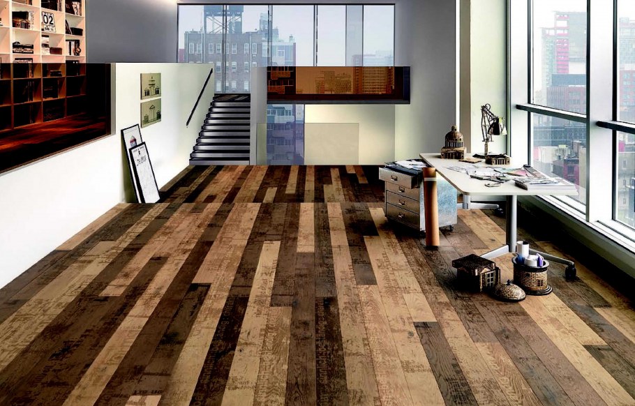 Ламинат разного цвета