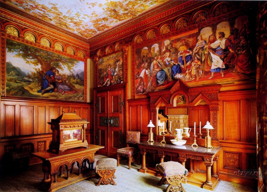 Дворцы интерьеры Нойшванштайн