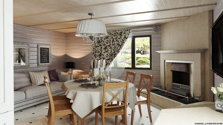 Норвежская дача Хитта интерьер